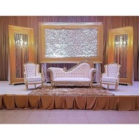 Cadres arrière brillants pour mariages, panneaux de fond de scène de mariage élégants, panneaux en fibre, au prix d'usine, décoration d'événements Maryland