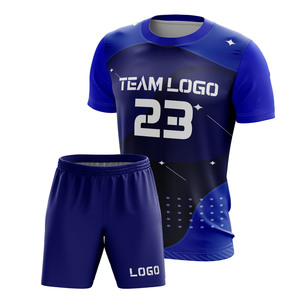 Venta al por Mayor de Camisetas de Fútbol Personalizadas con Nombre de Equipo y Letras en la Parte Delantera, de Secado Rápido, Cómodas, Transpirables, de Manga Corta, con Estampado Digital - Product Image 4
