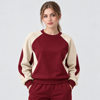 Nouveau sweat-shirt pour femme en tissu tricoté de qualité supérieure, absorbant l'humidité, confortable, facile d'entretien, durable
