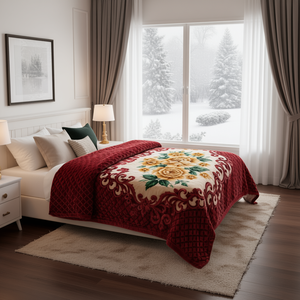 Manta de Visón de Poliéster de Lujo de 2.5 KG, Suave y Cálida para Invierno, Individual, para Hogar y Hotel, Comodidad de Lujo para Brises Invernales - Product Image 2