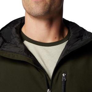 Solid Color Custom Design And Print Men Softshell Jacket Custom Logo Outdoor Waterproof Breathable Men Softshell Jacket - Product Image 6
