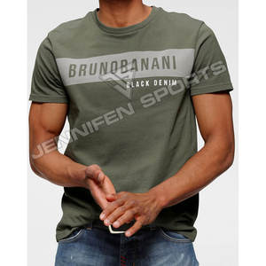 Camisetas de Verano para Hombre de Alta Calidad, 240 GSM, 100% Algodón, Transpirables, Casuales, Estampadas, de Manga Corta, Personalizadas, Unisex, Corte Regular, Color Verde - Product Image 3