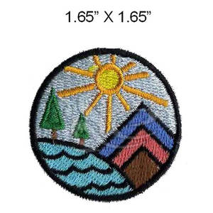 Premium Fancy Polyester Yarn <b>Embroidery</b> Patches 4.75" Size Cotton Metallic <b>Material</b> Long Lasting Quality - Product Image 2