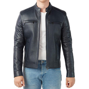 Luxury Men <b>Real</b> <b>Leather</b> <b>Jacket</b> with Classic Collar & Modern Street Fashion Trendy Streetwear Premium Quality <b>Leather</b> <b>Jacket</b> - Product Image 6