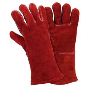 Wholesale Cowhide Split Leather Welding Safety <b>Gloves</b> CE Certified 11 oz Heavy Duty Abrasion Heat Resistant Anti-Vibration - Product Image 6