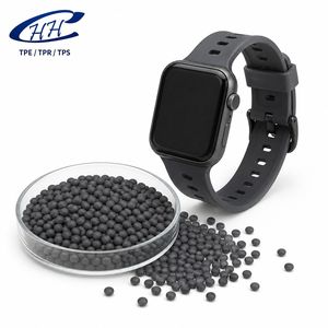 Élastomère thermoplastique SEBS TPE doux pour la peau, matière première pour les applications d'overmoulage des bracelets de montres intelligentes - Product Image 1