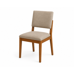 ARTERRA Ensemble de salle à manger en teck moderne, luxueux, écologique, durable et confortable, table rectangulaire, chaises rembourrées pour hôtel - Product Image 4