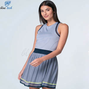 Conjuntos de Vestidos de Tenis y Bádminton para Mujer, Sin Mangas, Ligeros, de Secado Rápido, Personalizables, Ropa Deportiva OEM - Product Image 6
