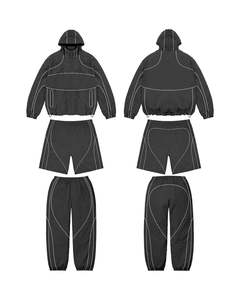 Custom Wholesale Windbreaker Set OEM Manufacturer Lightweight <b>Waterproof</b> Tracksuit Supplier Bulk Private Label Men Women - Product Image 3