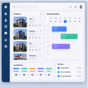แพลตฟอร์มจัดการอสังหาริมทรัพย์สำหรับองค์กร ระบบจัดการลูกค้า (CRM) การวางแผนทรัพย์สิน การวิเคราะห์ข้อมูล การตรวจสอบที่ปลอดภัย - Product Image 4