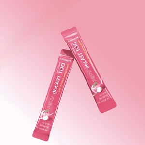 Lingtea Dot Tea Jelly, Extracto de Durazno y Lichi con Probióticos y Vitaminas, 20g (27kcal), Caja de 10 Sobres para Niños, Hecho en Corea - Product Image 6