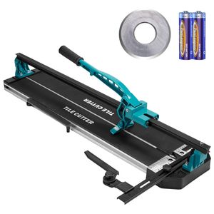 Taglierina Manuale per Piastrelle in Ceramica e Porcellana da 32 Pollici con Ruota di Taglio in Carburo di Tungsteno, Posizionamento a Infrarossi e Funzioni Antiscivolo - Product Image 1