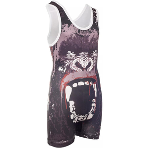 Wholesale Custom High Quality Private Label Powerlifting Wrestling <b>Singlet</b> Adults GYM <b>Weightlifting</b> Sport Set Printed Techniques - Product Image 1