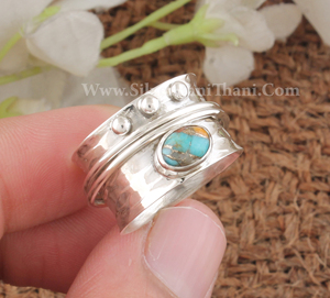 Bague de mariage classique en argent sterling, sertie de pierres précieuses, faite à la main, style vintage, pour femme, avec incrustation - Product Image 2