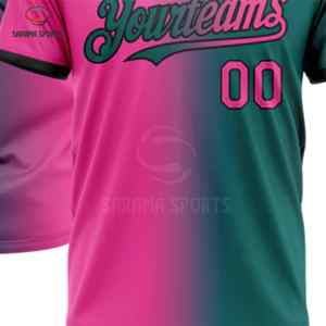 Ensemble uniforme de baseball en jersey boutonné, vêtements de sport respirants, motif 3D imprimé par transfert thermique personnalisé, col rond unisexe - Product Image 3