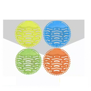 Premium Anti Splash <b>Urinal</b> Screen Mat with <b>Deodorizing</b> Gel Non Slip Design for Commercial Office and Public Restroom Hygiene - Product Image 1