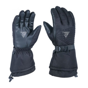 Vente flash : Gants de ski et de snowboard imperméables et coupe-vent en cuir de vachette pour hommes et femmes, gants chauffants - Product Image 2