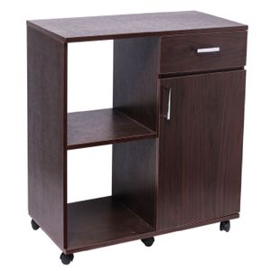 Mobiletto in Legno per Ufficio con Supporto per Stampante e Cassetti Portadocumenti, Arredamento per Casa o Ufficio - Product Image 3