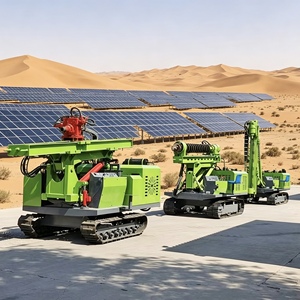 Pile driver solaire anti-vibrations pour un travail <span class=keywords><strong>de</strong></span> pose <span class=keywords><strong>de</strong></span> poteaux photovoltaïques stable - Product Image 1
