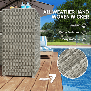 Outdoor Storage Solution Rack Cabinets Lockers Rolling Wardrobe - Product Image 6