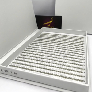 ขนตาปลอมแบบพัดสำเร็จรูป 4 มิติ ก้านยาว ก้านสั้น ขนตาปลอมแบบพัดขนาดใหญ่พิเศษ XL ถาดขนตาแบบแคบ ต่อขนตาแบบพัดสำเร็จรูปเพิ่มวอลลุ่ม - Product Image 3