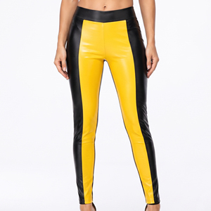 Women's Real Leather Skinny Pants Premium Leather <b>Tights</b> For Female Women Fashion Wear Leather Compression Legging - Product Image 6