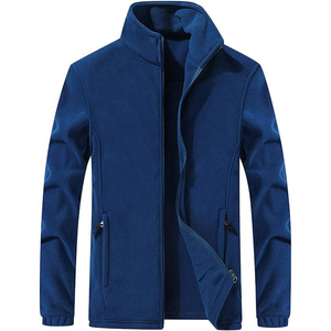 Premium High Quality Men's Windproof Stand Collar Ultra <b>Warm</b> <b>Fleece</b> <b>Jacket</b> Thick Outdoor Winter Durable Polar <b>Fleece</b> <b>Jacket</b> - Product Image 3