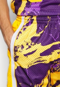 Shorts de sport personnalisés pour hommes, 100% polyester, poches en mesh, impression par sublimation, respirant, séchage rapide, basketball - Product Image 4