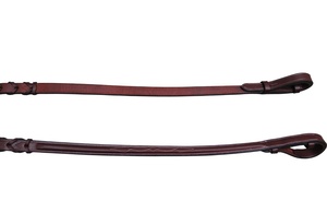 Rênes en cuir lacées, équipement d'équitation durable, matériel équestre - Product Image 2