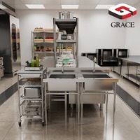 GRACE Kommerzielle Kochausrüstung Komplette Linie für Restaurant Hotel Kantine und Zentralküche Schlüsselfertiges Projekt