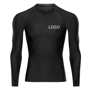 Camiseta Deportiva Transpirable de Secado Rápido con Protección Solar, Manga Larga, Color Personalizado, Impresión Digital, Spandex/Poliéster - Product Image 1