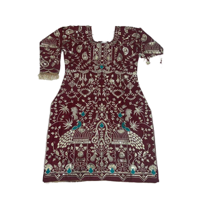 Ensembles de vêtements de fête pour femmes, haut, dhoti, salwar, dupatta - Product Image 1