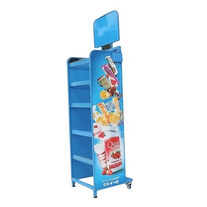 Accesorio personalizado para tienda, estante de exhibición para aperitivos, fácil montaje para diseño de tapa de extremo de supermercado, Merchandising Impulse Snack - Product Image 1