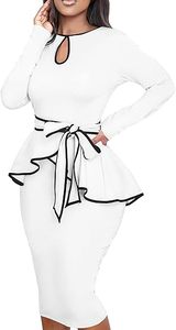Robe polo pour femme Boutique Staff - Bordures contrastées tendance - Robe pour femme à manches courtes avec broderie personnalisée - Product Image 6