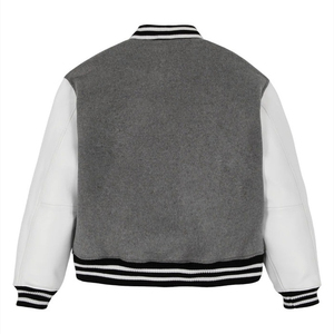 เสื้อแจ็คเก็ต Apex Autumn Letter Man Varsity แบบมีซับในผ้าฝ้ายผสมขนสัตว์  บุด้วยเส้นใยโพลีเอสเตอร์  ป้องกันแบคทีเรีย ระบายอากาศได้ดี กันลม - Product Image 2
