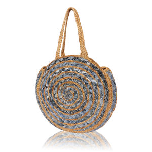 Bolso de Yute Personalizado para Mujer, Tendencia 2026, Bolso de Playa de Moda, Venta Caliente, con Patrón de Letras, Directo de Fábrica - Product Image 4