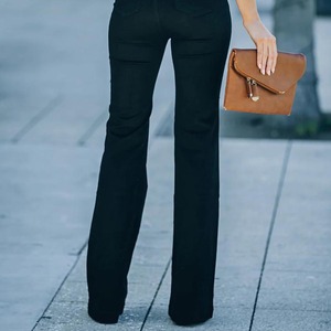 Women Flare Pants High <b>Waist</b> Stretchy Yoga Pants Breathable Fitness Wear OEM Supplier Pakistan Manufacturer - Product Image 5
