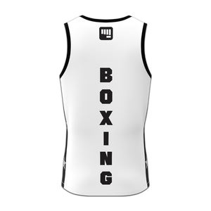 Débardeur de boxe ajusté avec coutures renforcées et panneaux ergonomiques pour favoriser la portée des mouvements et réduire les frottements - Product Image 4