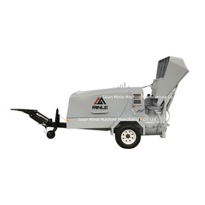 <span class=keywords><strong>Pompe</strong></span> à <span class=keywords><strong>mortier</strong></span> pneumatique semi-sèche ISO Standard Diesel SP740 : Convoyeur de <span class=keywords><strong>mortier</strong></span> pour sous-couche de sol professionnelle en bâtiment de grande hauteur - Product Image 3