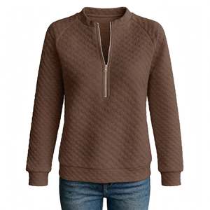 Sweat-shirt à capuche oversize pour femme, 100% coton, de haute qualité, style streetwear décontracté d'automne, avec lavage à l'acide, coupe lourde et polyvalente - Product Image 5