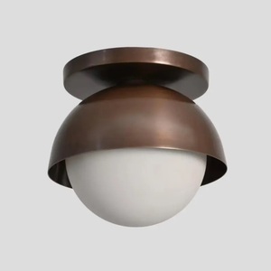 Modern Round Brass Wall Sconce Indoor Home Decor Lighting Removable Remote <b>Controlled</b> for Retirement Diwali - Product Image 4