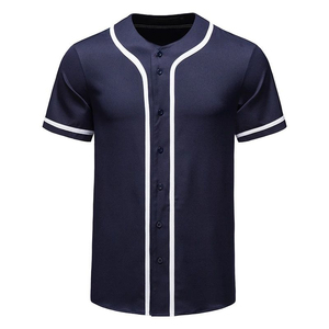 Maillot de baseball personnalisé avec nom et numéro, uniforme d'équipe, noir, blanc, or, maille respirante, manches courtes, vêtements pour hommes - Product Image 3