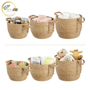 Cesta Grande de Yute Hecha a Mano para Ropa Sucia y Almacenamiento de Juguetes – Material Resistente, Duradero y Ecológico - Product Image 2