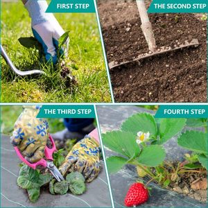 Telo Pacciamante Nero in Polietilene a Doppio Strato da 5oz, Rete da Giardino 3*250ft - Product Image 2