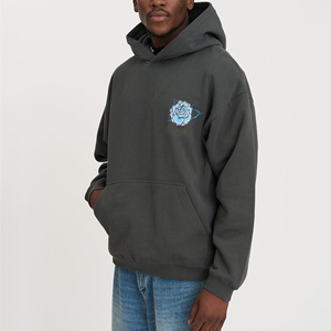 Sweat-shirt à capuche personnalisé pour homme, impression sérigraphique, coton premium, molleton, sweat-shirt décontracté pour homme avec logo personnalisé, fournisseur OEM - Product Image 1