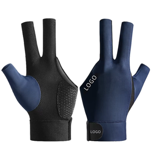 Gant de billard à trois doigts avec logo personnalisé, respirant, antidérapant, en spandex, pour le snooker, le billard américain, le carambole et le bureau - Product Image 5