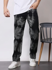 Jean large décontracté en denim riche en coton, écologique, déchiré, qualité supérieure, idéal comme cadeau - Product Image 3