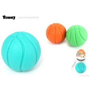Pelota Chirriante de TPR Yommy de 7.5cm, Juguete para Perros - Product Image 1