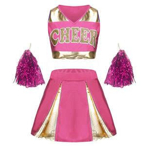 Nouvelle tenue de sport style cheerleading, prix raisonnable, vente directe d'usine, uniforme de cheerleading sans manches - Product Image 1