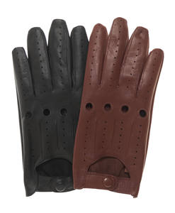 Gants de conduite en cuir véritable unisexe avec sangle de poignet réglable, séchage rapide, respirants, toutes saisons, fournisseur OEM ODM, personnalisables - Product Image 2